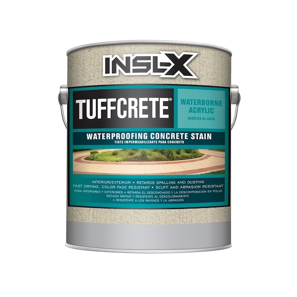 Insl-X By Benjamin Moore Insl-X TuffCrete White Water-Based Acrylic Waterproofing Concrete Stain 1 gal CCST211099-01 - main